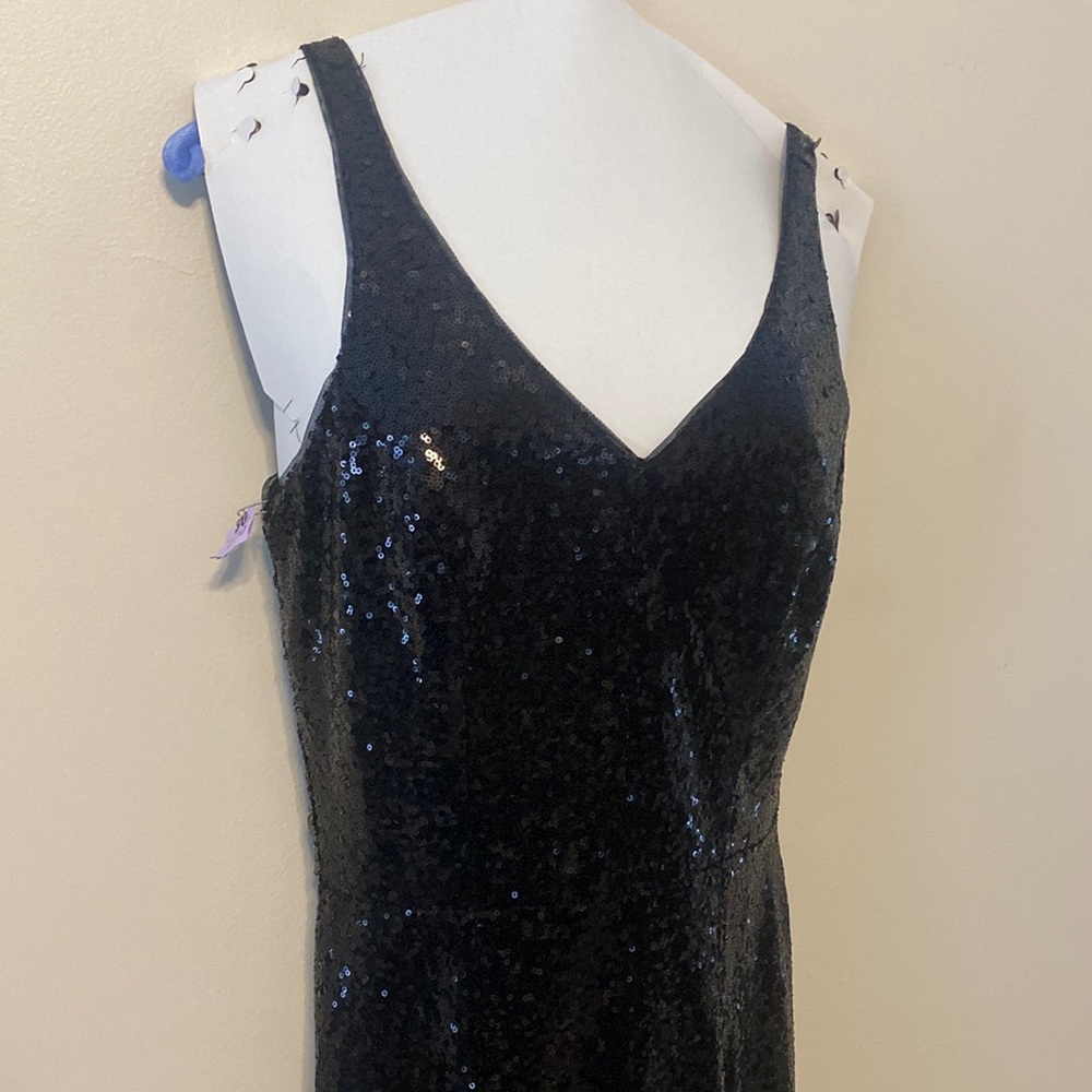 Formal Sequin Black Dress